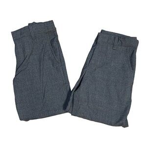 2 Pair Toddler Boy's Dress Pants Chaps Grey Size 5T Adjustable Waist